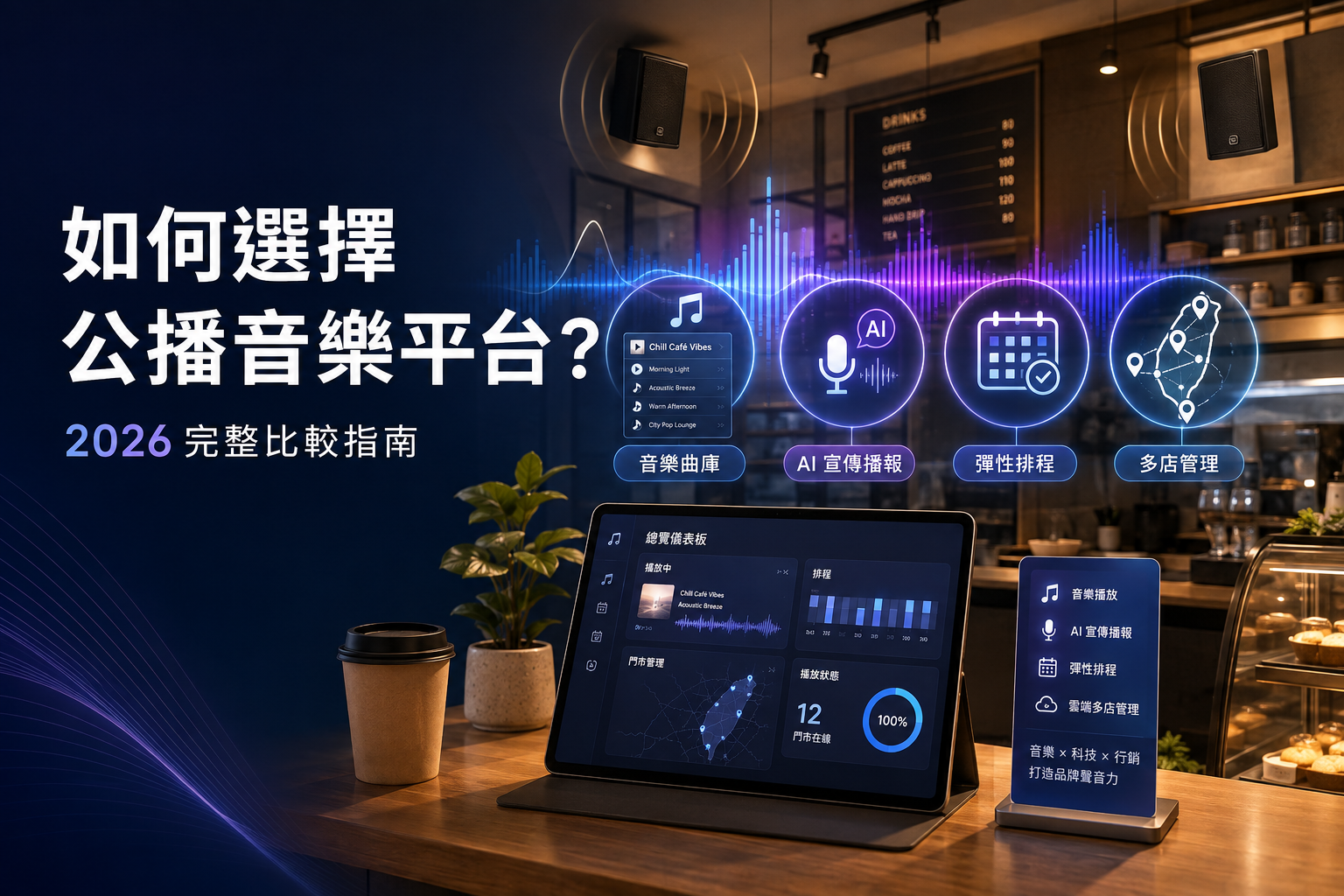 如何選擇公播音樂平台？2026 完整比較指南